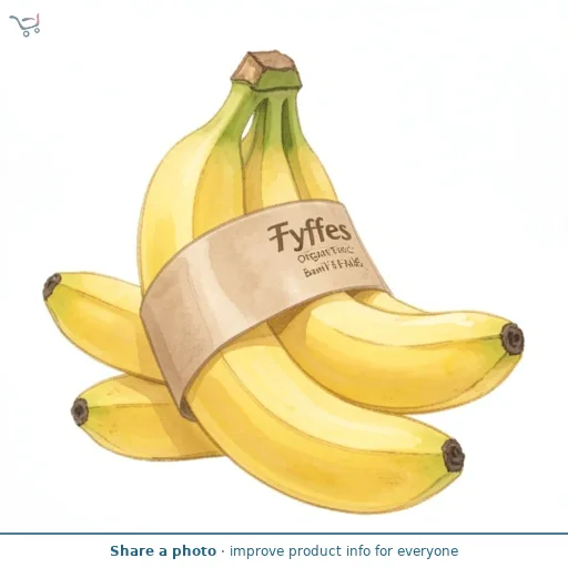 Fyffes Organic Fairtrade Bananas 6 Pack