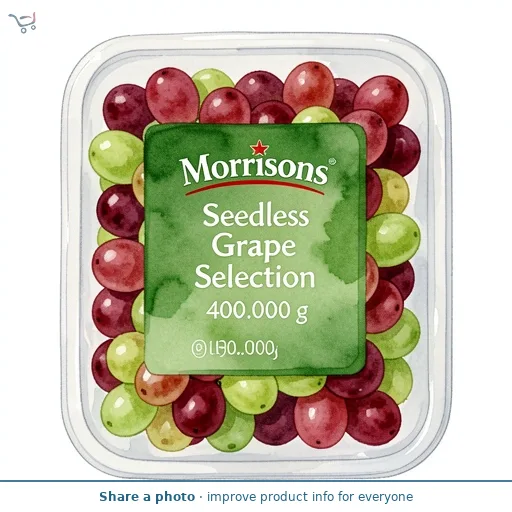 Morrisons Seedless Grape Selection  400g
