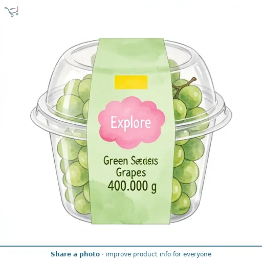 Explore Green Seedless Grapes 400g