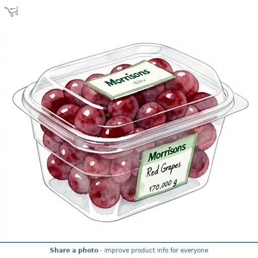 Morrisons Red Grapes 