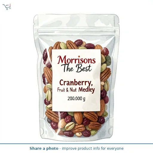 Morrisons The Best Cranberry, Fruit & Nut Medley 