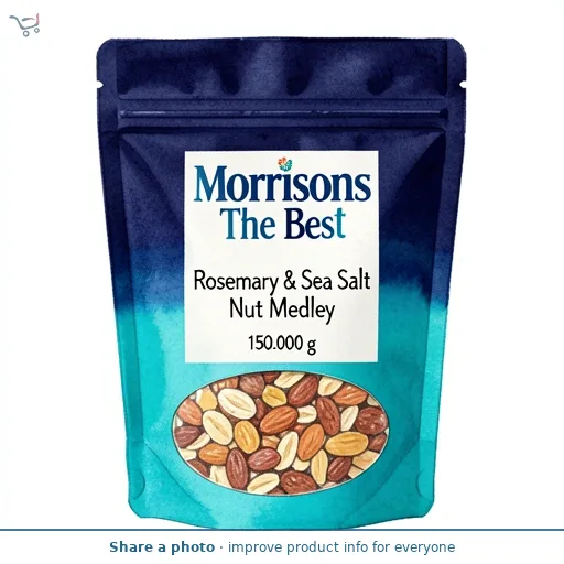 Morrisons The Best Rosemary & Sea Salt Nut Medley 