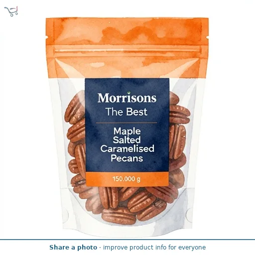 Morrisons The Best Maple Salted Caramelised Pecans    150g