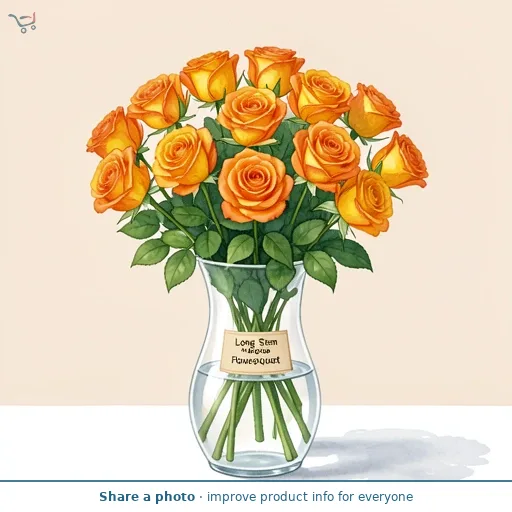 Morrisons Long Stem Roses Flowers Bouquet