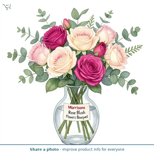 Morrisons Rose Blush Flowers Bouquet
