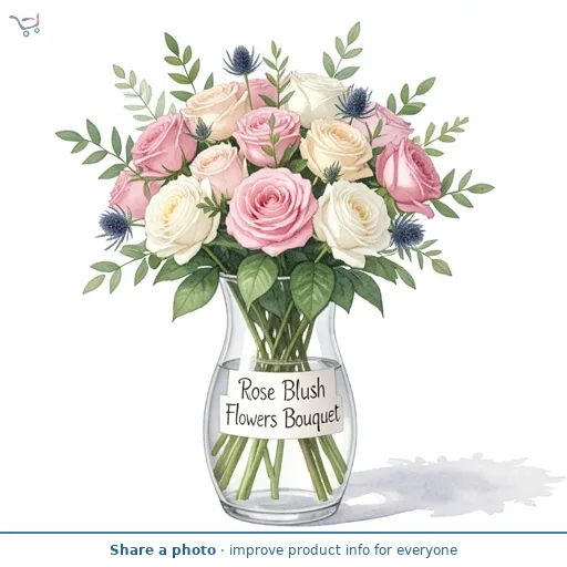 Morrisons Rose Blush Flowers Bouquet