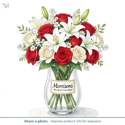 Morrisons Rose And Lily Flowers Bouquet