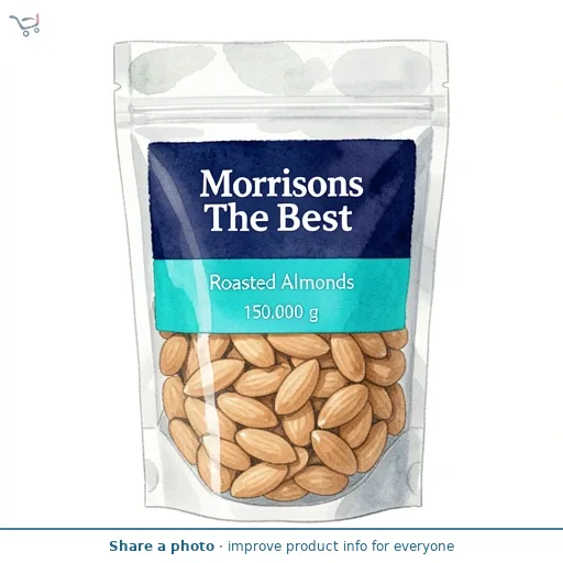 Morrisons The Best Roasted Almonds   150g