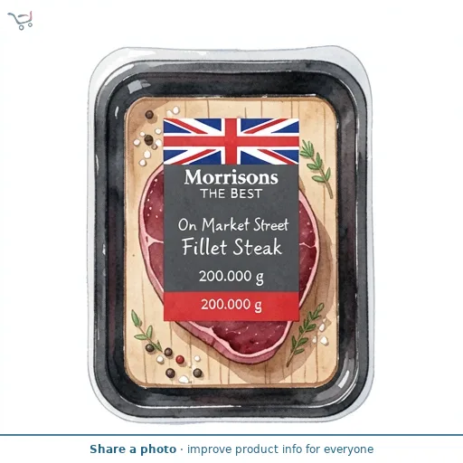 Morrisons The Best On Market Street Fillet Steak 200g