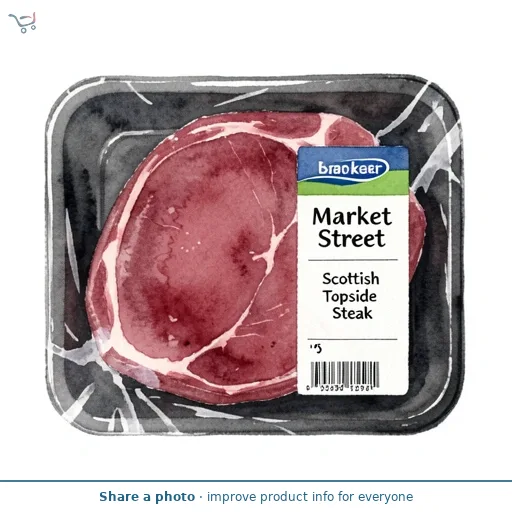 Morrisons Scotch Topside Steak 600g