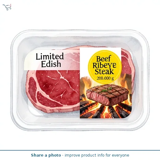 Limited Edish Beef Ribeye Steak 200g