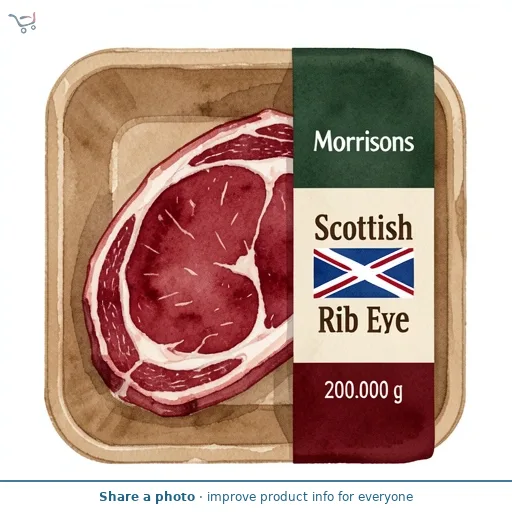Morrisons Scottish Rib Eye Steak 