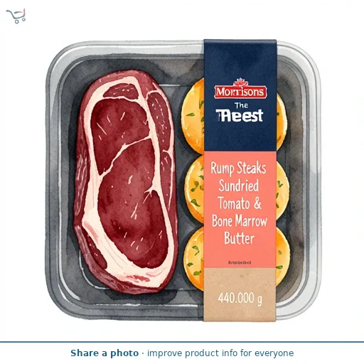 Morrisons The Best Rump Steaks Sundried Tomato & Bone Marrow Butter 
