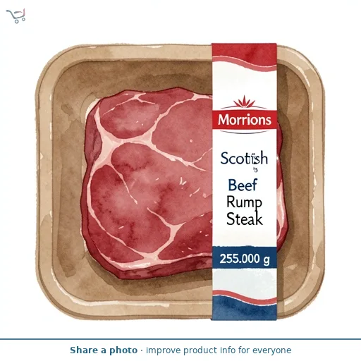 Morrisons Scottish Beef Rump Steak