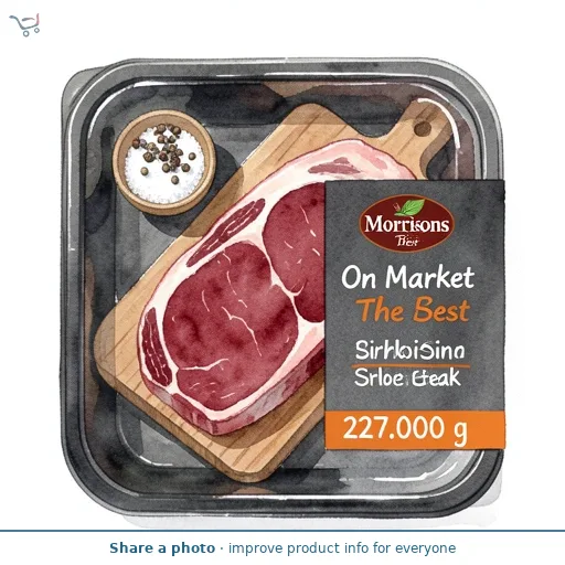 Morrisons The Best On Market Street Sirloin Steak 227g