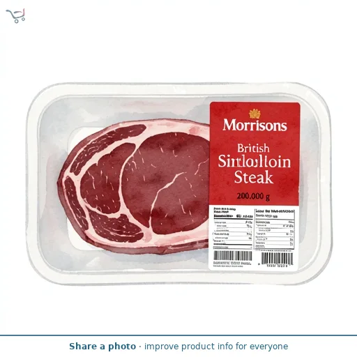 Morrisons British Sirloin Steak