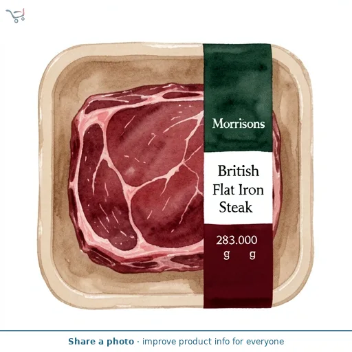 Morrisons British Flat Iron Steak 283g