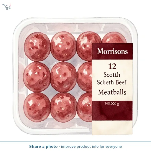 Morrisons 12 Scotch Beef Meatballs