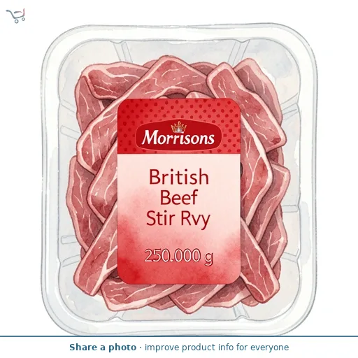 Morrisons British Beef Stir Fry 250g