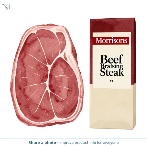 Morrisons Beef Braising Steak
