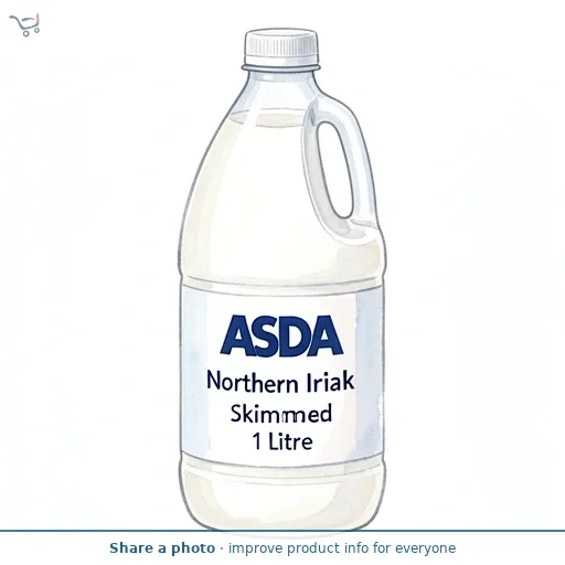 ASDA Northern Irish Skimmed Milk 1 Litre