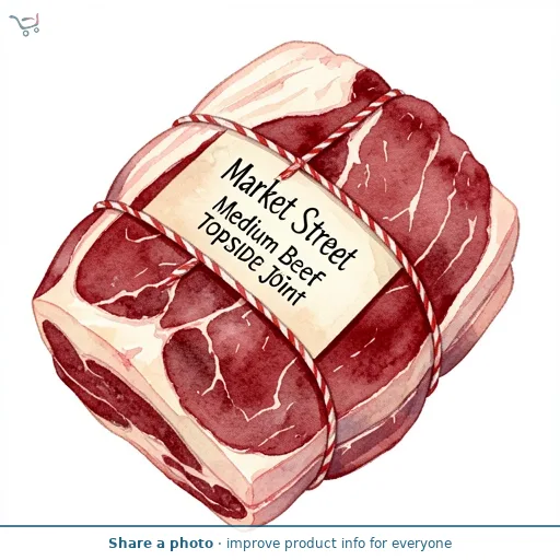 Market Street Medium Beef Topside Joint