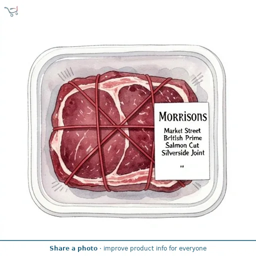 Market Street British Prime Salmon Cut Silverside Joint