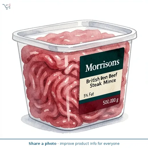 Morrisons British Beef Steak Mince 5% Fat 500g