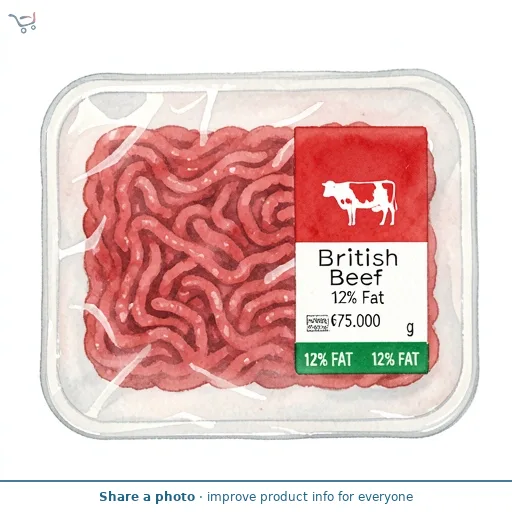 Morrisons British Beef 12% Fat
