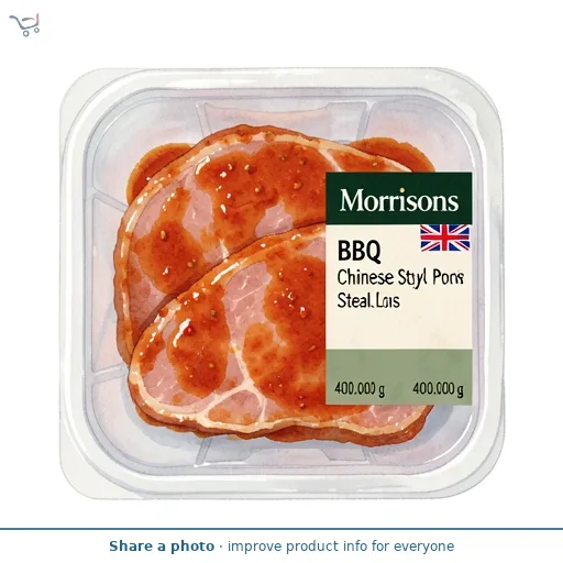 Morrisons BBQ Chinese Style Pork Loin Steaks 400g