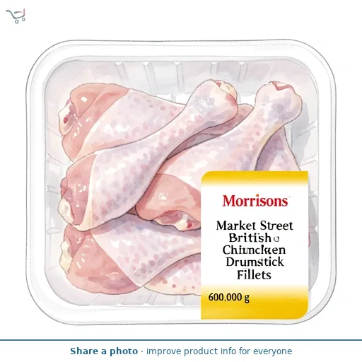 Morrisons Market Street British Chicken Drumstick Fillets 600g