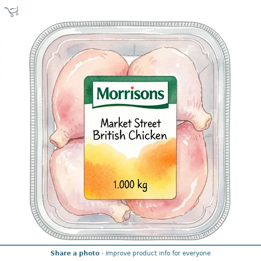 Morrisons Market Street British Chicken Thighs 1kg