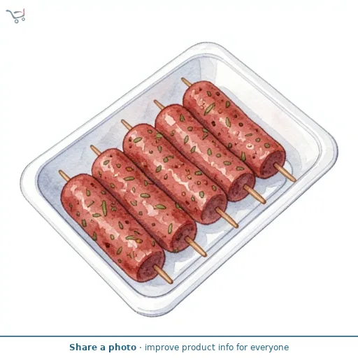 Morrisons BBQ 6 Lamb Kofta Kebabs 340g