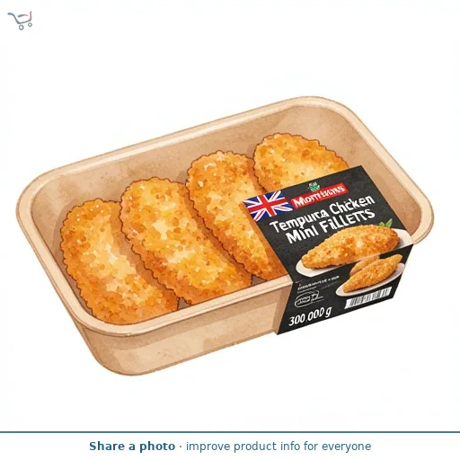Morrisons Tempura Chicken Mini Fillets 300g