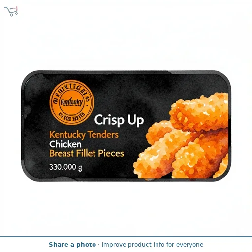 Crisp Up Kentucky Tenders Chicken Breast Fillet Pieces 330g