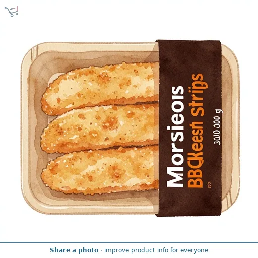 Morrisons BBQ Chicken Breast Strips 300g