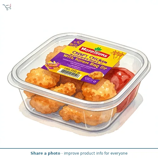Morrisons Crispy Chicken With Korean BBQ Dip 190g