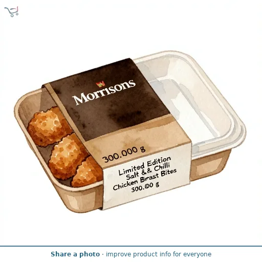 Morrisons Limited Edition Salt & Chilli Chicken Breast Bites 300g