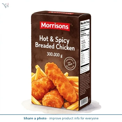 Morrisons Hot & Spicy Breaded Chicken Tenders 