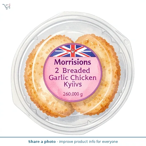 Morrisons 2 Breaded Garlic Chicken Kyivs