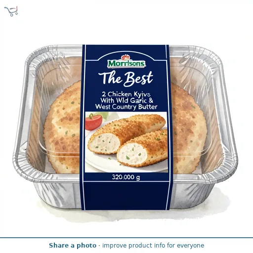 Morrisons The Best 2 Chicken Kyivs With Wild Garlic & West Country Butter
