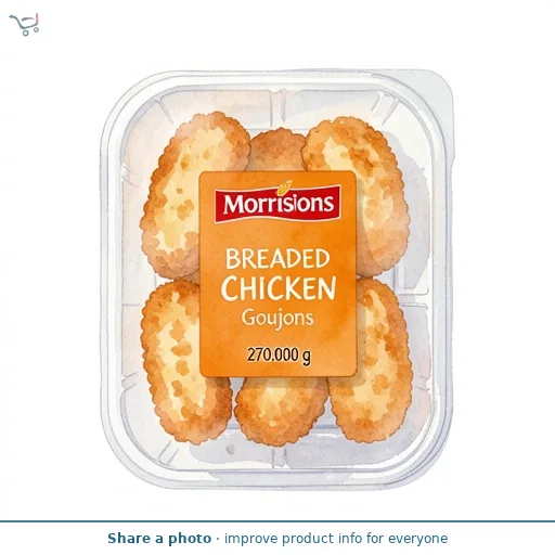 Morrisons  Breaded Chicken Goujons
