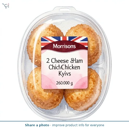 Morrisons 2 Cheese & Ham Chicken Kyivs