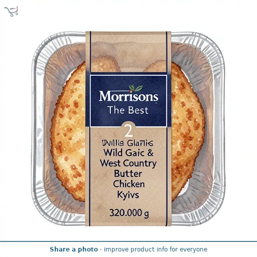 Morrisons The Best 2 Wild Garlic & West Country Butter Chicken Kyivs  320g
