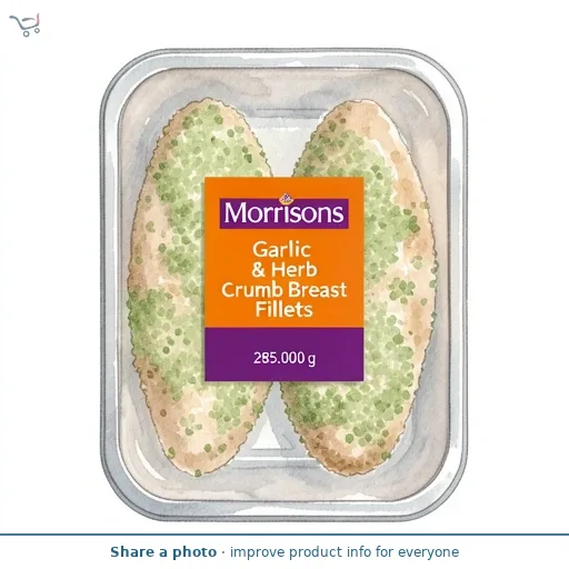 Morrisons Garlic & Herb Crumb Breast Fillets