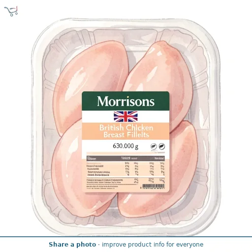 Morrisons British Chicken Breast Fillets 630g
