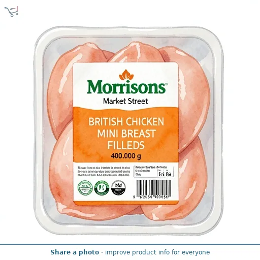 Morrisons Market Street British Chicken Mini Breast Fillets 400g