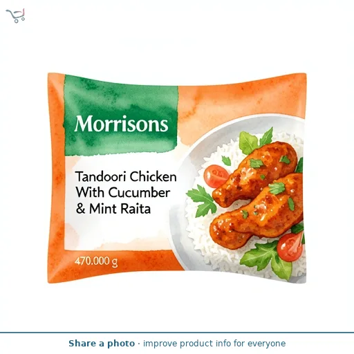 Morrisons Tandoori Chicken With Cucumber & Mint Raita 470g