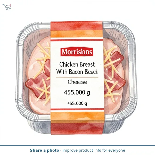 Morrisons Chicken Breast With Bacon & Cheese 455g