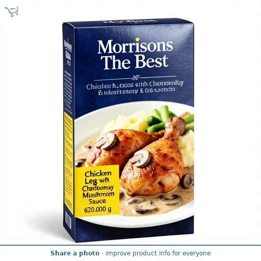 Morrisons The Best Chicken Legs Chardonnay & Mushroom Sauce 620g